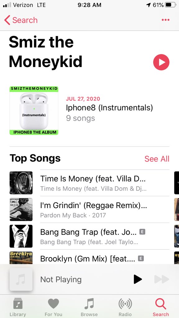 iPhone8TheAlbum's tweet photo. S/O to @applemusic the @smizthemoneykid #AppleForArtist analytics #ImStreaming #ItsMeAgain @zoningo #ANewBitch ft @lilvillapub @indewarrr #BrooklynGMMix ft @lilvillapub @flmbrooklyn @tkdinks #MartinAndGina @unitedmasters #1000Plays https://t.co/kiADpMDSBv https://t.co/ggi66t5b6p