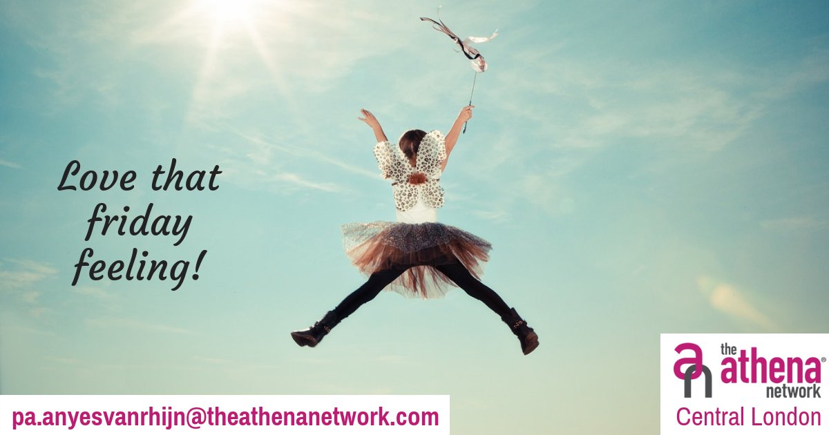 AthenaLondon's tweet photo. Happy Friday!

Have you booked your place at one of our upcoming meetings? Get in touch to reserve your place.

#FridayFeeling #FabulousFriday #Weekend #Relax #Plans #networking https://t.co/0E6QwnUQJd