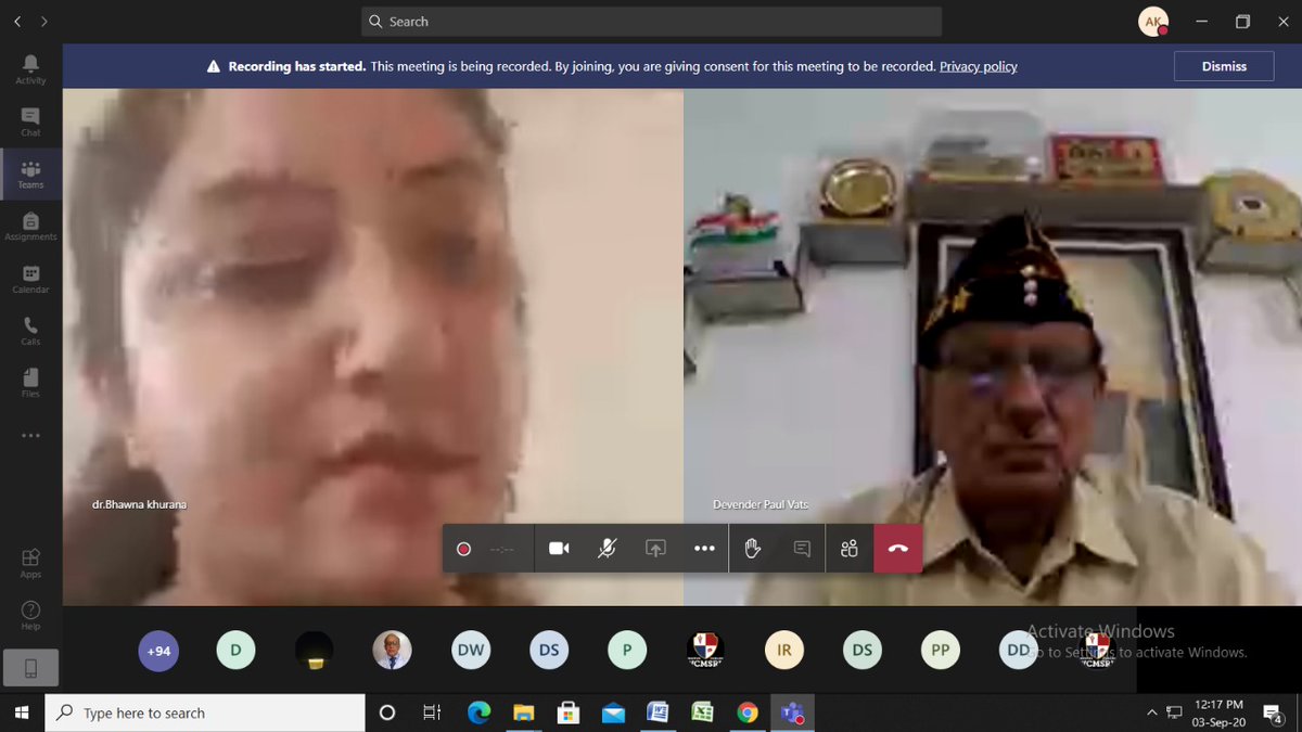 wcmsrh's tweet photo. World Medical College में #CornealBlindness And #EyeBanking पर एक विशेष Webinar आयोजित की गई, जिसमें हमारे मुख्य अतिथि के रूप में आदरणीय LT Gen(Rtd) Dr.D.P. Vats जी, MP Rajya Sabha, Prof C S Dull और Prof Indu Khurana जी मौजूद रहीं। https://t.co/BJdii1Ot6d