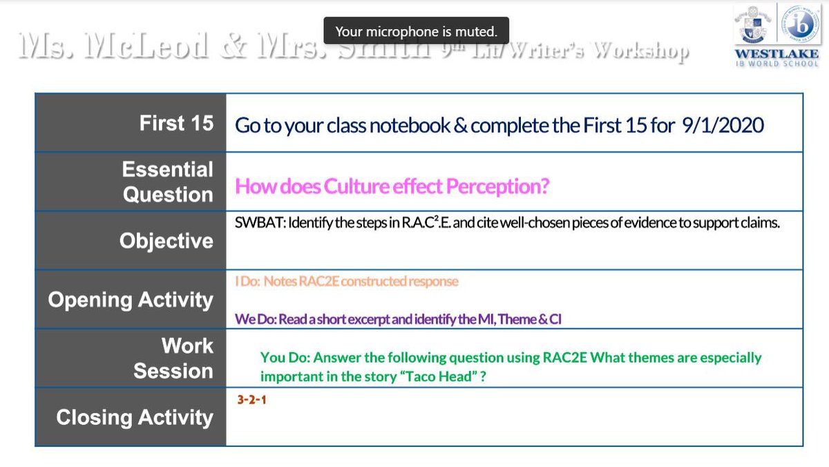 DearDrHenry's tweet image. Ms. McLeod and Mrs. Smith do an excellent job utilizing @MicrosoftTeams class notebook with learners. #500Classrooms #500ClassroomChallenge #Class155 @JKRobinsonEDU @westlakelions