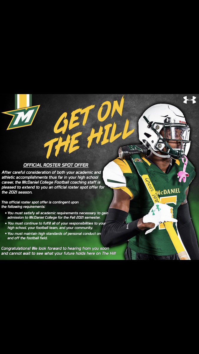 andrew_con99's tweet photo. Thankful for an opportunity to play at Mcdaniel college 🙏🏽 @McDanielFBall  @Coach_Amakihe https://t.co/Fu8wiiX993
