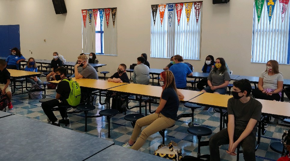 Looking good, Dragons! Uniforms, masks, and social distancing! #TheMarshallWay #MagnetVision2020