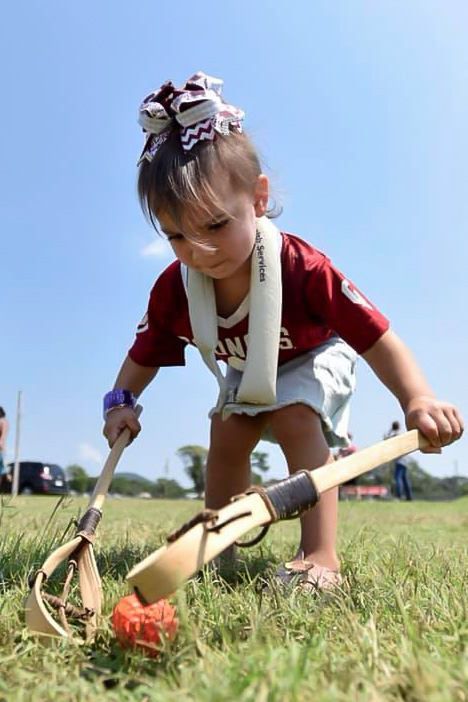 choctawnationOK's tweet photo. Choctaw stickball has been described as the father of all field sports. This game has &amp; continues to influence Choctaw people. Each year at our Annual Labor Day Festival, many gather to play the game of stickball. Watch the following video to learn more>>https://t.co/QDXL87gBvS. https://t.co/yDoCroz1nJ