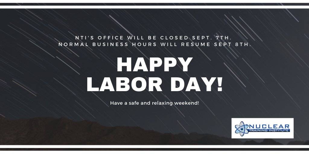 NuclearQuality1's tweet photo. Happy Labor Day! https://t.co/pCUrxl84KF