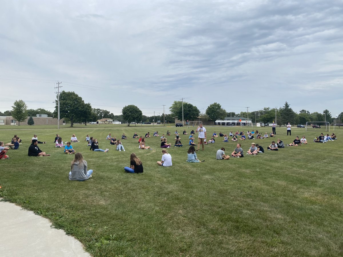 ETCSD's tweet photo. East Troy Middle School students are BACK and READY to dominate in-person and virtual learning this year! 💪 It helps to have a great staff to make this happen! 👏👏 #ETlearningignitED https://t.co/NPDo3U9Oy1
