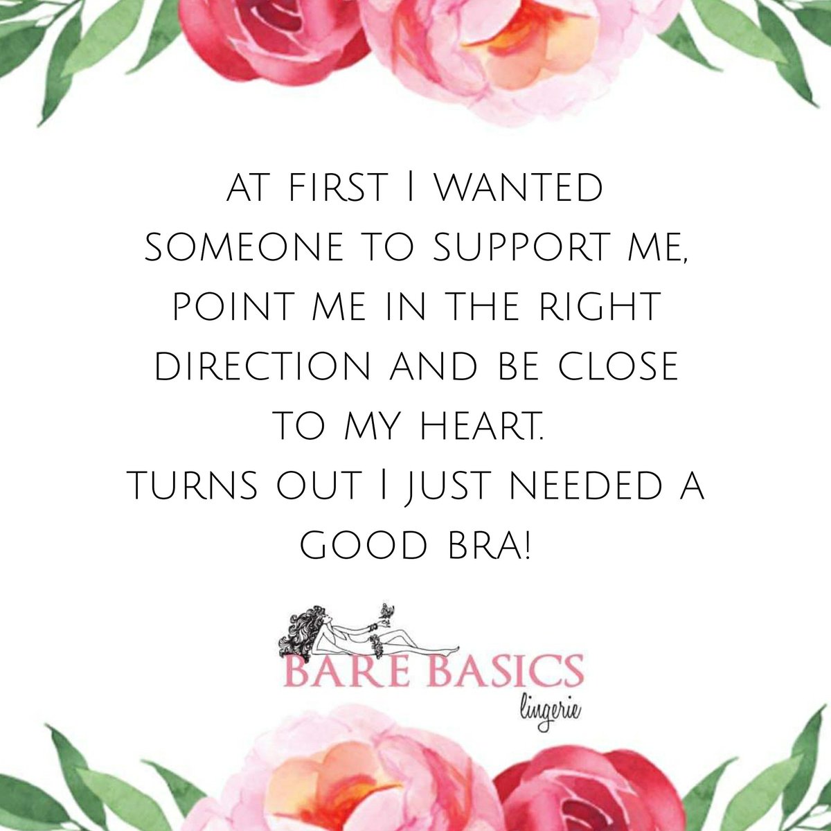 BBasicsLingerie's tweet photo. Dear bras, thanks for lifting me up❤️ #barebasics https://t.co/uQkvhTodVl