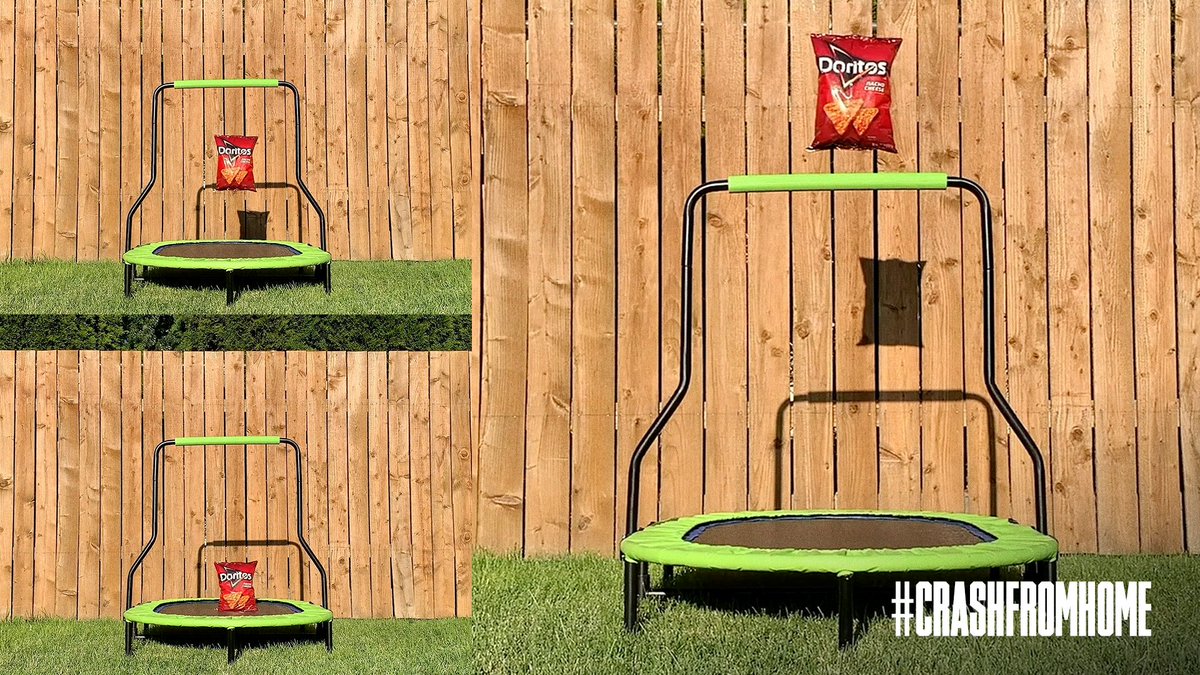 Doritos's tweet photo. π₯ Congratulations Patrick!
Sometimes, all it takes is a bouncing bag of chips! #CrashFromHome https://t.co/T4QJjMGwT1