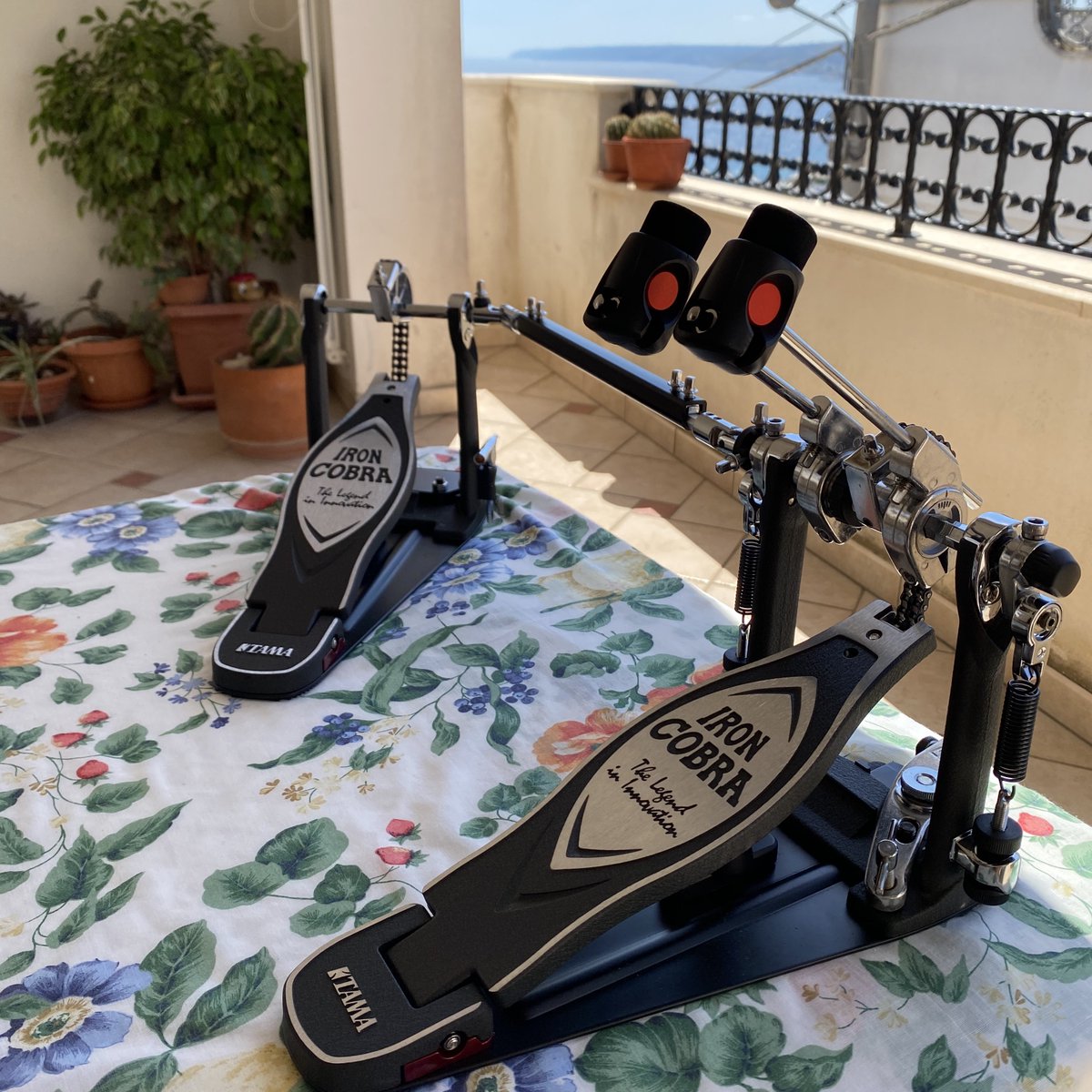 DavideFersini's tweet photo. My brand new TAMA Iron Cobra 900 twin pedal https://t.co/kl81MdRCzl