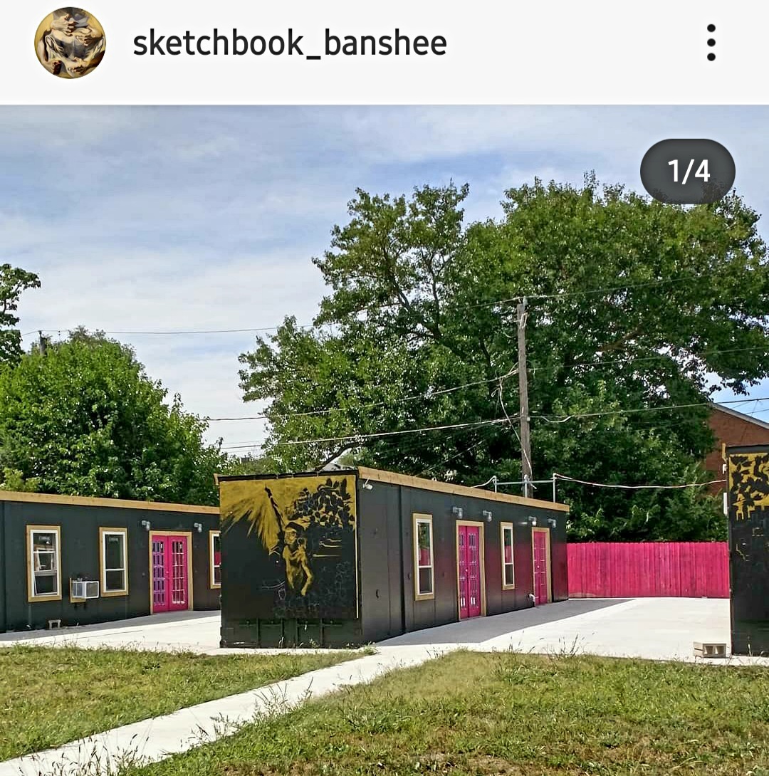 MASKchicago_'s tweet photo. #KatherineCavanaugh aka #SketchbookBanshee & #Nico are making some amazing art on the #MASKBlockAcademy & Micro Community Center on #75thAndStewart.
Thank you for this grant @ncjwcns National Council of Jewish Women Chicago North Shore Section!
@TamarManasseh @MASKchicago_ https://t.co/3IHJDpNOdf