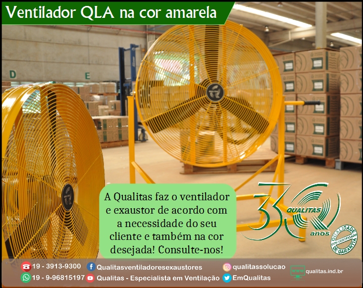 EmQualitas's tweet photo. A Qualitas desenvolve o ventilador e exaustor de acordo com a necessidade de seus clientes e na cor desejada! É só pedir que fabricaremos! #ventilador #exaustor #qualidade #modeloespecífico #qualitas https://t.co/VJDqRvtU5L