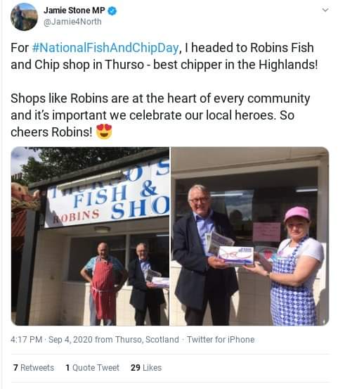 《All》the chippers in Thurso, Caithness, and the Highlands are excellent on #nationalfishandchipday and every other day.