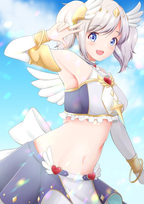 アカリ(エンジェル)描きました👼
#プリコネR 