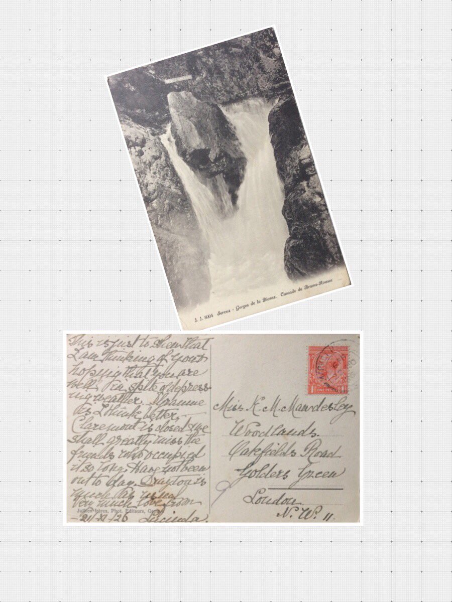GhostPostcards's tweet photo. 1926 Lucinda in Market Drayton tells Kathleen in Golders Green that the weather is depressing

https://t.co/3ANamUT0II https://t.co/TidQXD8d3r