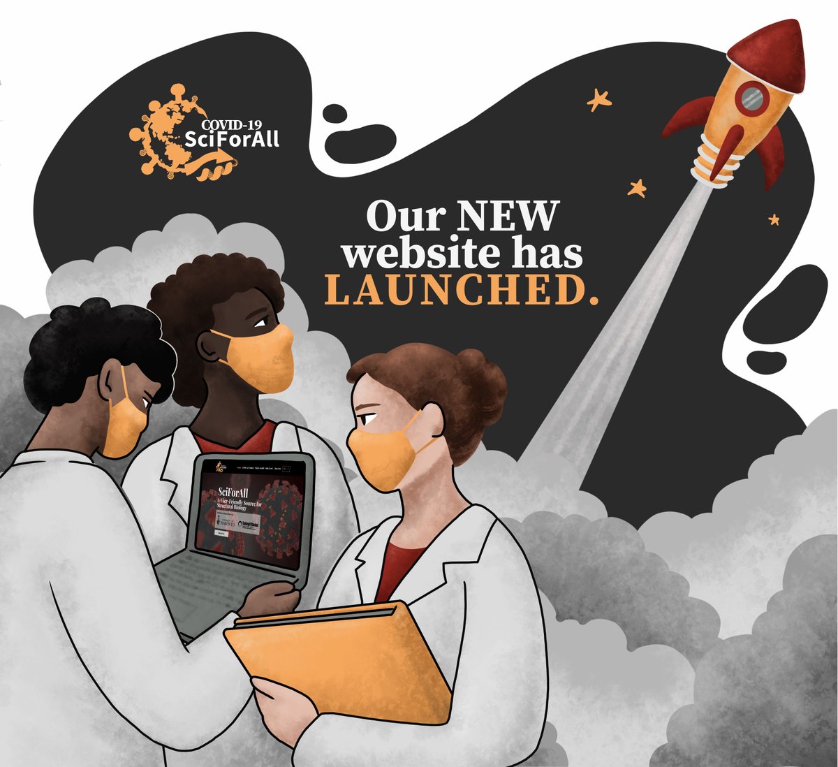 The day is here... We are online! Go to sciforall.org and check out all of our amazing content!

#scicomm #science #STEMeducation #COVID19 #researchlife #scienceiscool #structuralbiology