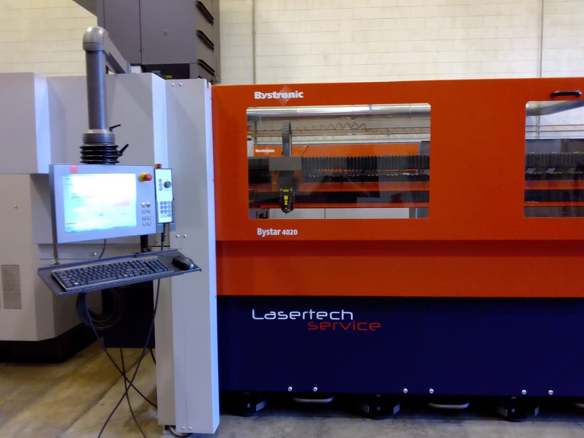 Lasertech_'s tweet photo. Installazione Bystar 4020 4400w del 2006 presso Fausto Castoldi Srl di Biassono (MB) terminata.....buon lavoro al Nostro nuovo Cliente https://t.co/TUWbNrIzk1
