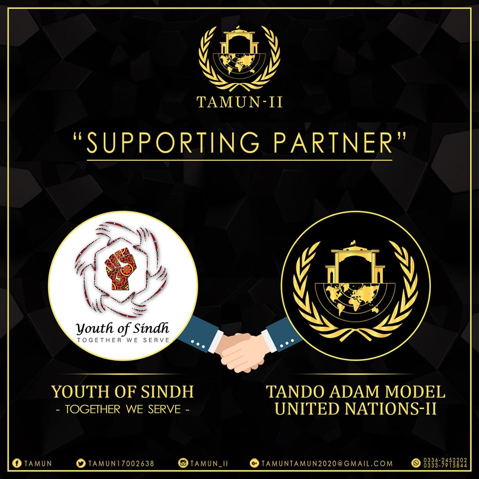 maazrehmanumra1's tweet photo. Here we go!

"A friend in need, is a friend; indeed."

Team Tando Adam Model United Nations proudly announces 'Youth of Sindh' as their supporting partner.

#TAMUNII
#Supportingpartner
#Youthofsindh
#Connotationtothedreams
@mohammad_awais7 
@ShanEAl89323829 
@ShazmeenMemon1 https://t.co/oEAX3jW88u