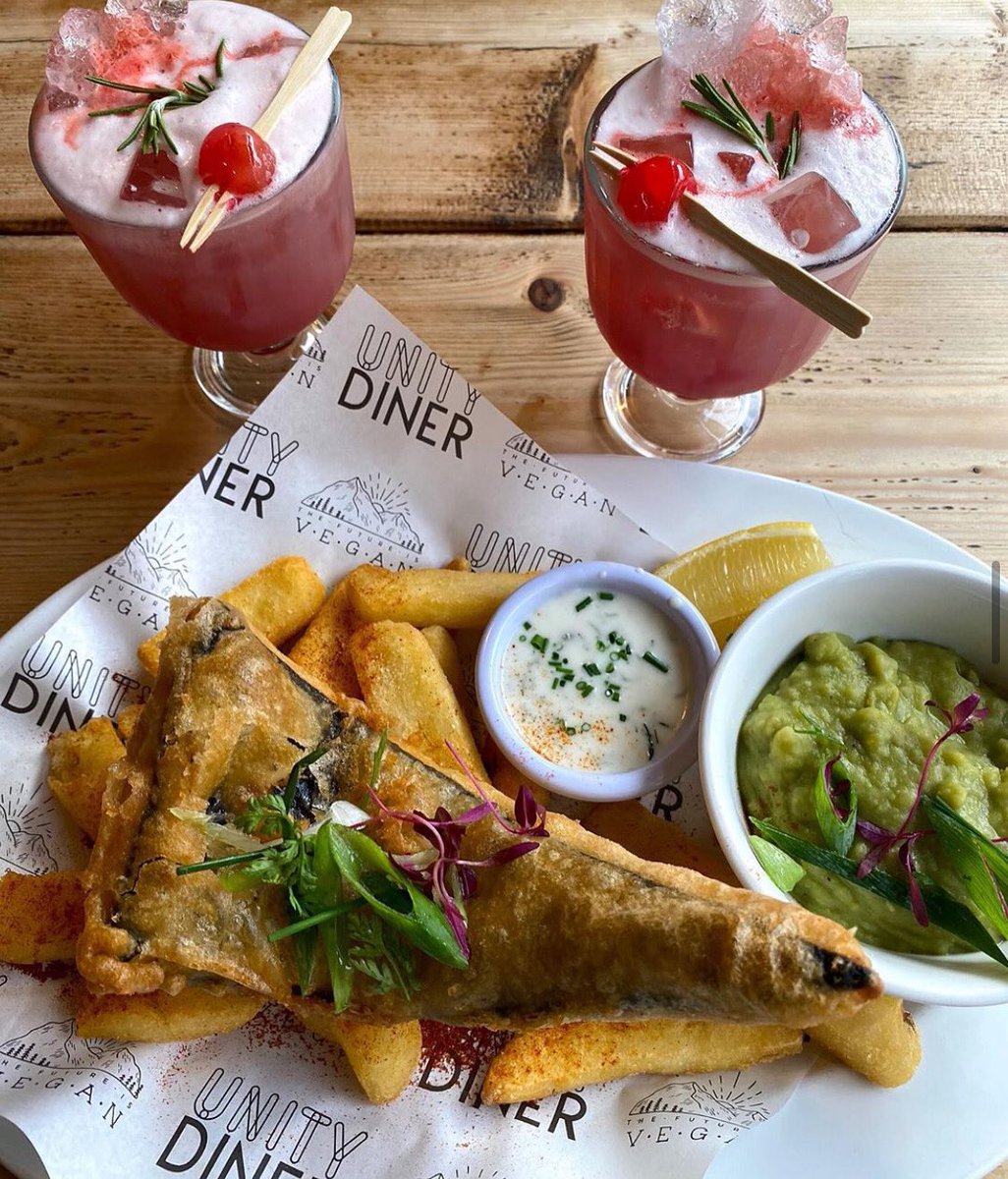 unitydiner's tweet photo. It’s #nationalfishandchipday! If you’ve been following the latest @surgeactivism campaign, you’ll know that there’s absolutely no justification ethically or environmentally for eating fish 🌊 https://t.co/Ranx8h5RwN
