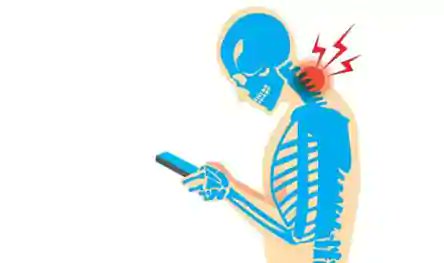 2. Looking down at your phone:By doing this you are putting so much unnecessary stress on your cervical spine.This is how you get "text neck"Leading to several issues in your spine, neck, jaw, and headaches.Bring your phone up to eye level instead.