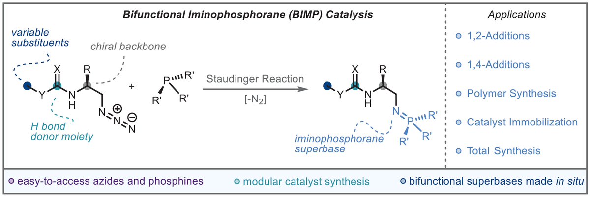 dixon_group's tweet photo. Thrilled to publish our account on bifunctional iminophosphorane catalysis in Acc Chem Res. Big thank you to all that contributed to the field over the past 8 years (cc @JohnsonGroup) 🔥 🎉🍾

@formica_michele @DRozsar #GL @FarleyAlistair 

#BIMP

https://t.co/0An03tXBX2 https://t.co/wDwZS49f8t