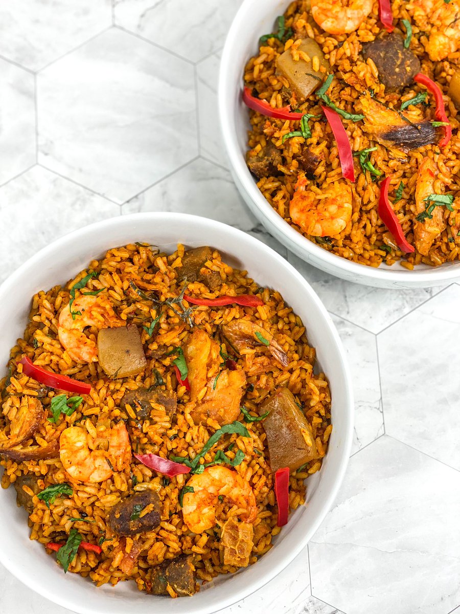flavourflair_'s tweet photo. Native Jollof Paella ✨ https://t.co/8nKoNN9Li2