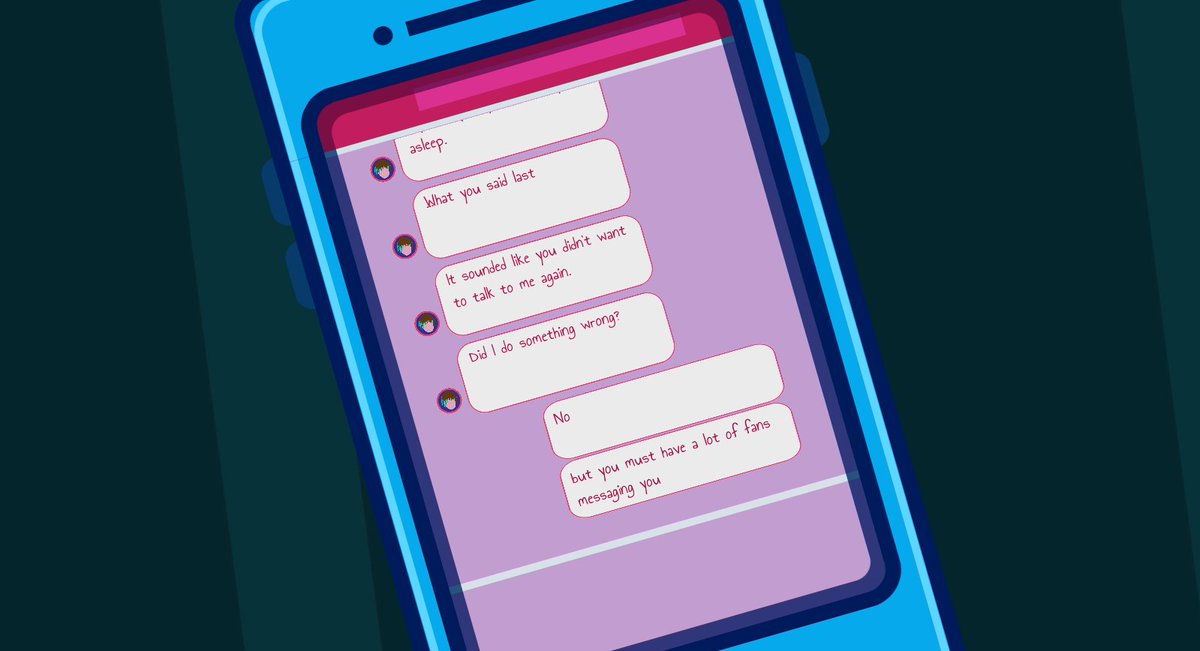prettysmartnews's tweet photo. She's fandom famous. He's actual famous. Will her art draw them together?

"Message Me, Yuni!" is a body-positive love story told through social media. The demo includes 8 endings and is out NOW for Windows and Mac!

https://t.co/DzTvIw7MvH

#visualnovel #vn #otome https://t.co/lBT3r2BUKG