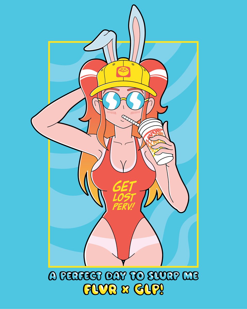 flavorbrand's tweet photo. For our latest collab, weโve joined forces with everyoneโs favorite lewd brand @GetLostPerv , featuring their bunny girl Sherri! T-shirts are available for preorder until the end of the month, only at https://t.co/sHS7PoqJ2Q
#flavorbrand #getlostperv #glp #clothing #streetwear https://t.co/dVnXQcIaiV