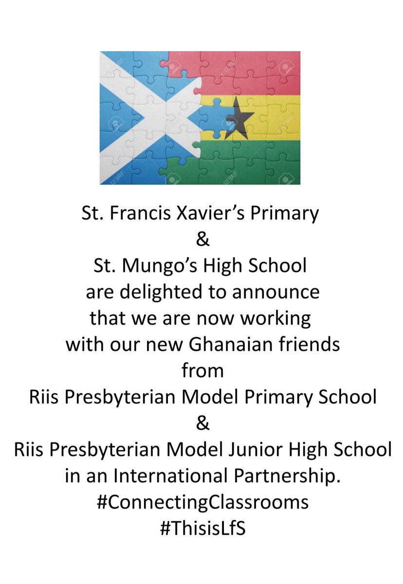 We are so excited to announce this amazing partnership for our school community. <a href="/Francis_Xaviers/">St Francis Xavier's</a> <a href="/STMGCA/">St Mungos Global Citizens</a> <a href="/CSCommsFalkirk/">Children's Services</a> <a href="/GCEducationScot/">Global Citizenship Education</a> <a href="/ScotdecLearning/">Scotdec</a> <a href="/Schools_British/">British Council Schools</a>