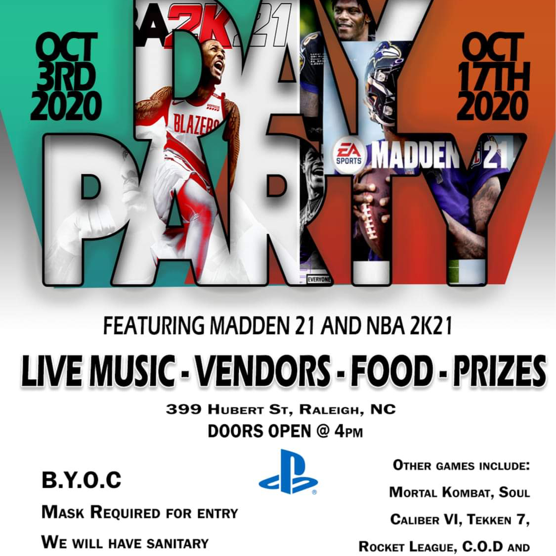 <a href="/ArcadeOfThrones/">ArcadeOfThrones</a> &amp; <a href="/GameSponsorz/">GameSponsorz</a> are putting a together a Game Day Party with live music - vendors-food-cash prizes. Oct 3rd at 4pm the party starts. You don’t want to miss out.