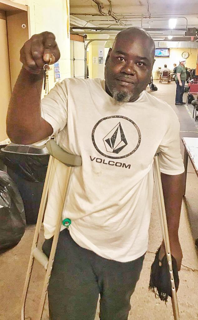 CCOLife's tweet photo. Another successful move!
From homeless to housed...
Congratulations Theodis: you did it! Yay
#successfulmovement #homelessnothopeless #ccolife #bringinghopetoUptown https://t.co/XzBtofjxqp