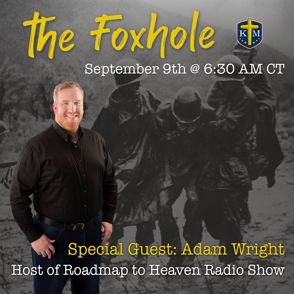 AdamWrightSTL's tweet photo. The table will be turned on me next Wednesday when Joe Farris interviews me for "The Foxhole" @KapaunsMen https://t.co/4WBsEwTIKY