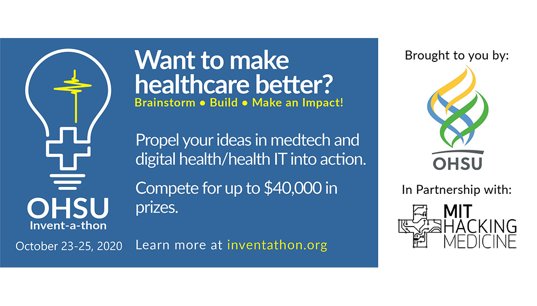 OHSUInventathon's tweet photo. Join hundreds of participants at #OHSUInventathon to propel ideas into action for #ruralhealth, health disparities, surgical care, and more. The most impactful health equity innovations will have a chance at additional prizes beyond $40k: https://t.co/olKfXt4Q1c https://t.co/H8iPykyXJn