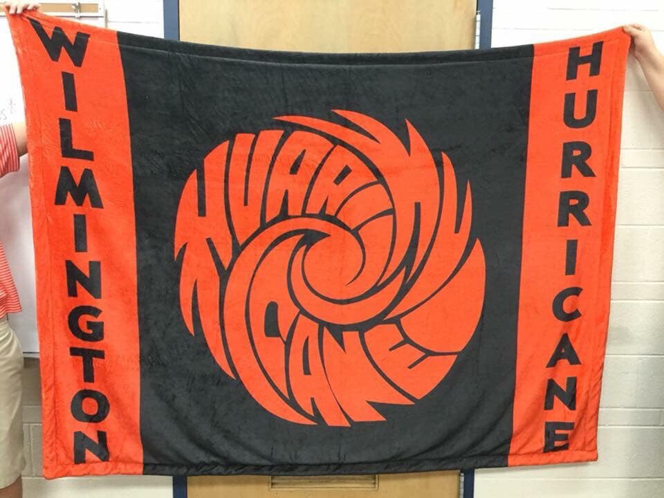 Update:
We’ve changed our prices for the Wilmington Hurricane Blankets!!
They are now 1 for $30 or 2 for $50!

Let Ms. Warner know if you’d like to buy one!