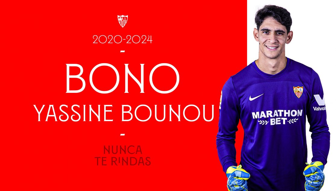 DONE DEAL  - September 4BONO(Girona to Sevilla )Age: 29Country: Morocco  Position: Goalkeeper Fee: €4 million (with €500k in add-ons)Contract: Until 2024  #LLL