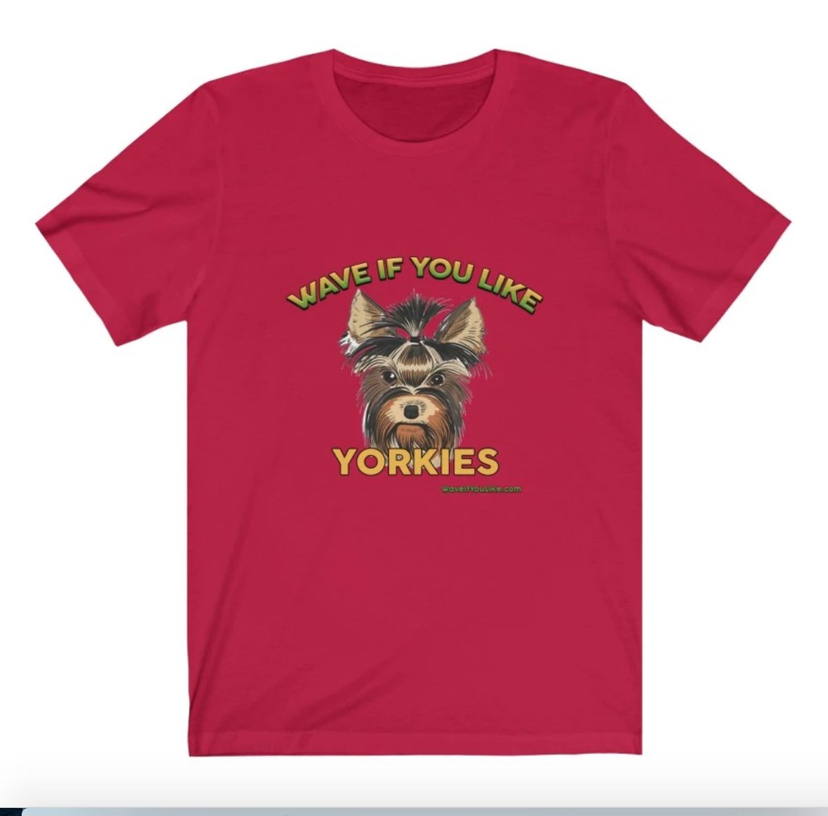 waveifyoulike's tweet photo. Wave if you like Yorkies t-shirt https://t.co/pPwMJlGaRQ #yorkielife #yorkies #yorkshireterrier #yorkshire_terrier https://t.co/ayHXwh9k5s
