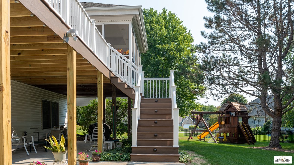 NewLeafRemodel's tweet photo. Photos from our latest deck builds are here! It's never to early to start planning for spring! https://t.co/11eFz7Ct2Q