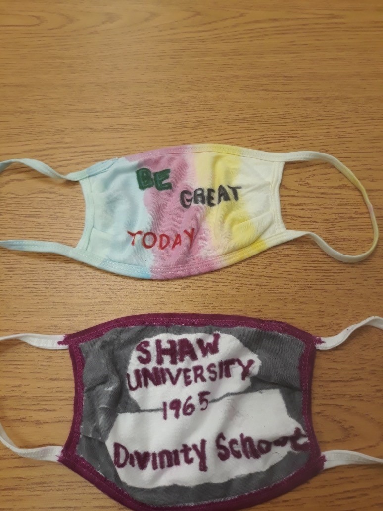 BridgesProgram's tweet photo. Mr. Crews is making safety look good with his beautiful hand drawn masks! #BridgesProgram #schoolyear2020 #MaskUp #SafetyFirst #FashionSecond #SweetMasks https://t.co/CAKvDRh9wj