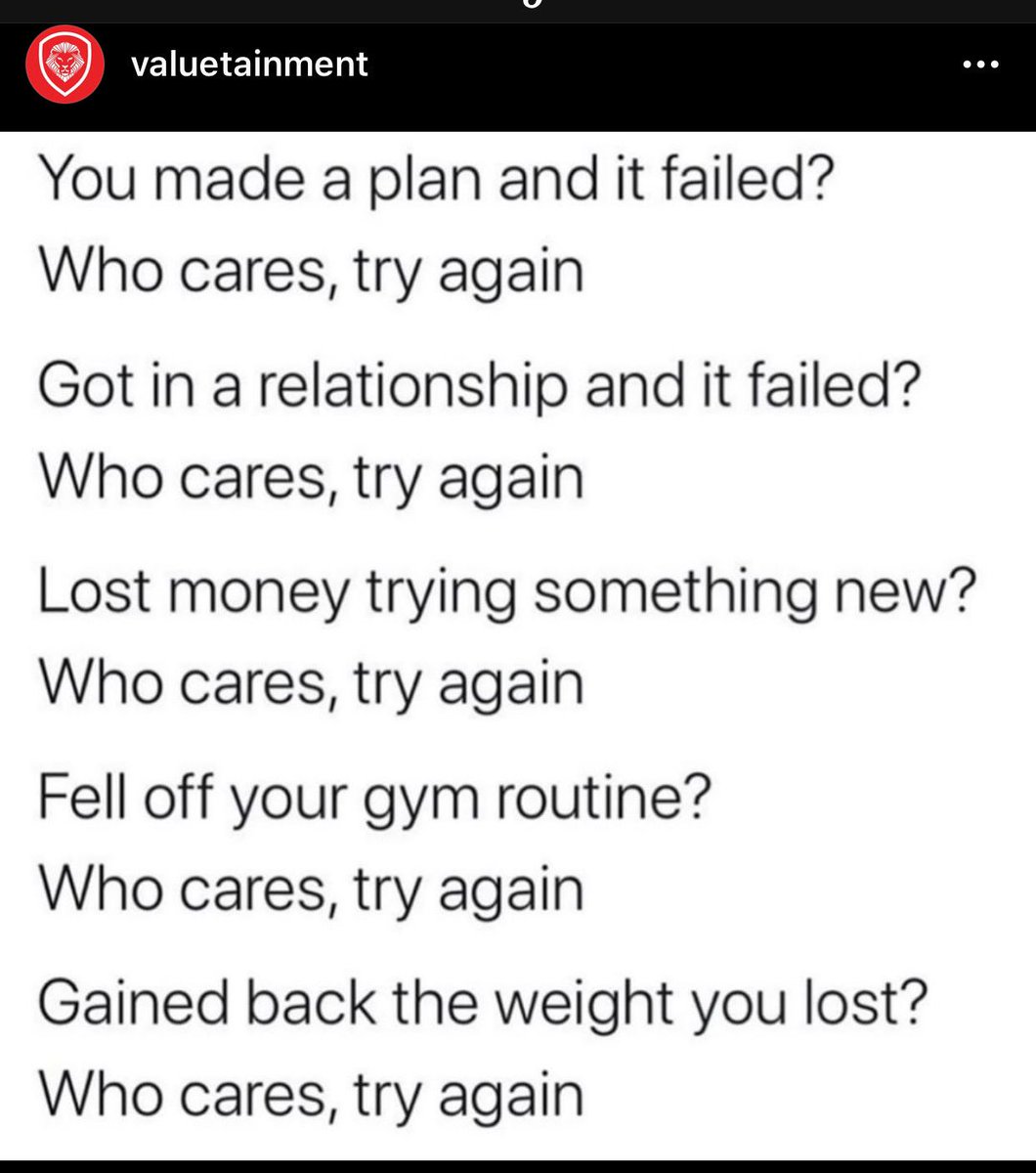 dzigbordikwaku's tweet photo. Who cares?🤷🏽♀️.....TRY AGAIN!!!💪🏽💪🏽💪🏽
#Dtweets #Dzigbordikwaku #personalbranding #personalbrand #KeepWalking #Dtribe #coaching #entrepreneur #entrepreneurship #inspiration #motivation https://t.co/mDsPZUYECh