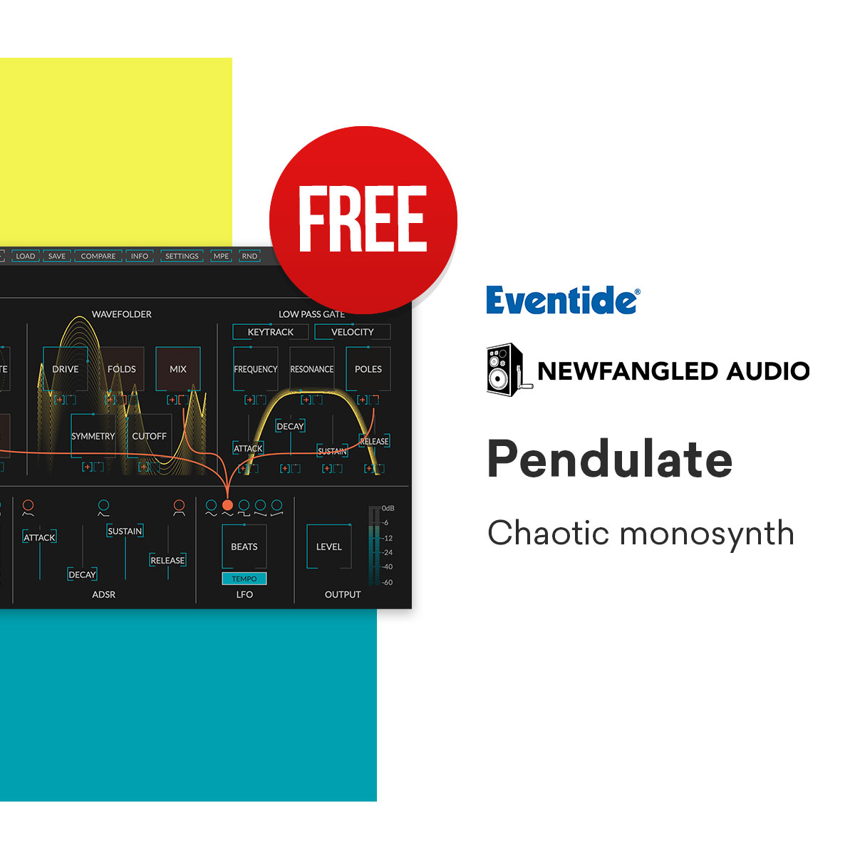 PluginBoutique's tweet photo. #FreePluginFriday Pendulate is a chaotic monosynth, from Eventide & New Fangled Audio, that uses a brand new double-pendulum-oscillator to create previously unheard sounds - biting basses, searing leads, and gritty textures. 💥
Learn more... https://t.co/RLfHkLFQtG https://t.co/uxHPcKYOXh