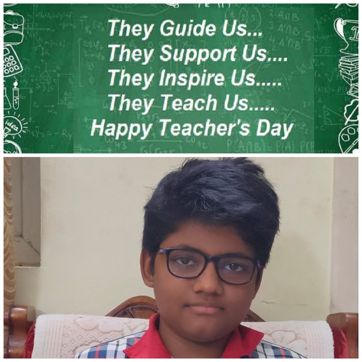 Aditya1acd's tweet photo. #OurTeachersOurHeroes @KVS_HQ  @kvislandgrounds Hats off to all the teachers who gave us the continued education during this Pandemic. Thank you so much to all the teachers for their hard work during these tough times. We all will make you proud one day #HappyTeachersDay #KVIG https://t.co/uOrhidbTPP