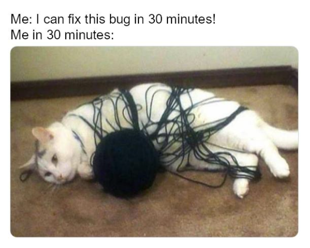 Some days the code wins