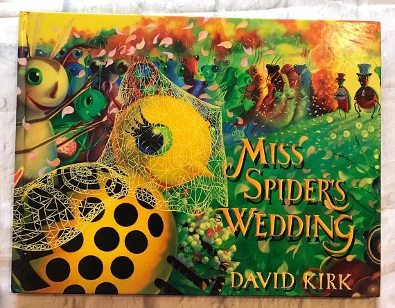 MFCavallaro8's tweet photo. Anyone else remember “Miss Spider’s Wedding” and that evil white spider? He had no business looking like that. Horrifying. #whydidhehavehands #traumatizing #MissSpiderbooks #spiderus https://t.co/xzD7gikEK6