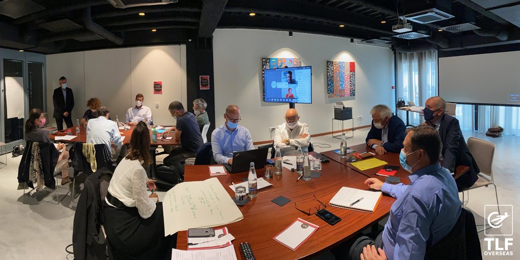 UnionTLF's tweet photo. #GHAAM &amp; TLF Overseas représenté par @hdesaintsimon , #YvonGuillevic &amp; #CamilleContamine ont organisé hier au Havre une réunion travail avec les #commissionnaires, #transitaires &amp; agents #maritimes &amp; @Haropaports. Obj : Attractivité et compétitivité de la place portuaire Havraise https://t.co/Jkhk7yLUkd