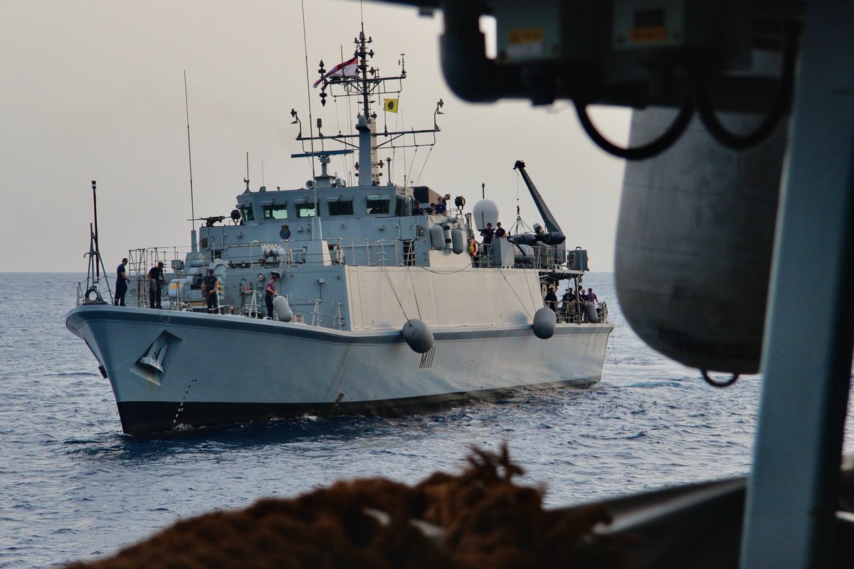 Minehunters @HMSBlyth and @HMSLedbury are nearing the end of a 6,000-mile journey back to the UK after spending three years in the #Gulf. The ships carried out a variety of operations and exercises while in the Middle East. 🔗 ow.ly/7UG550Biamc