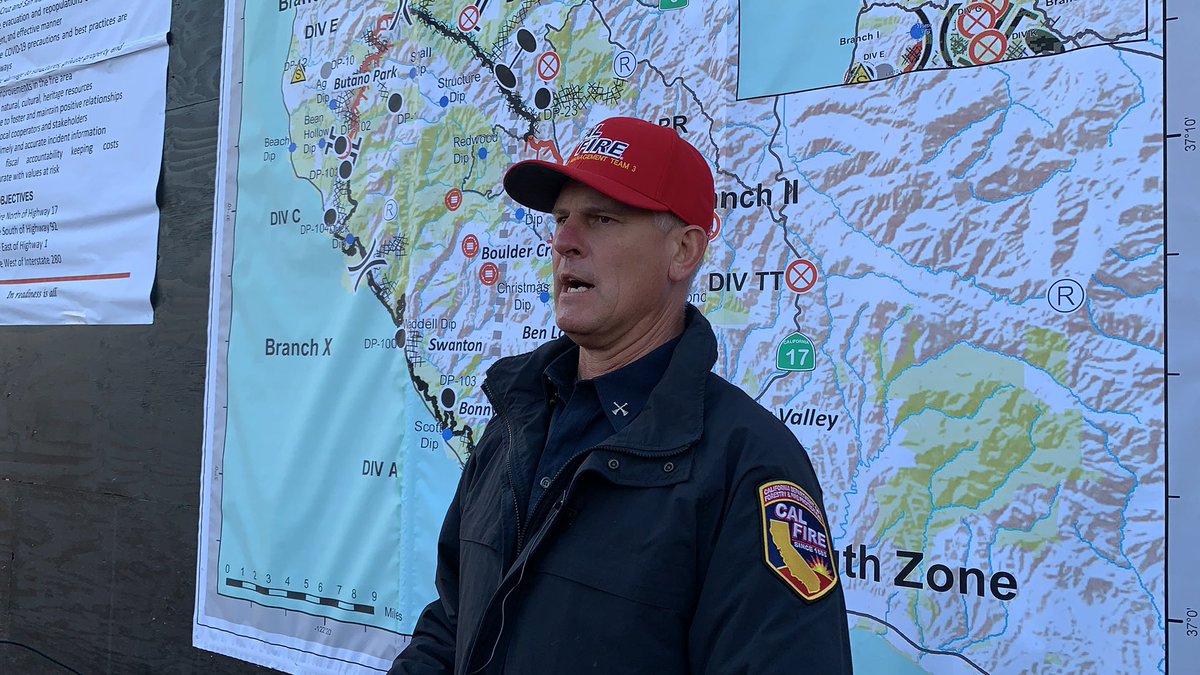 CAL FIRE CZU tweet media