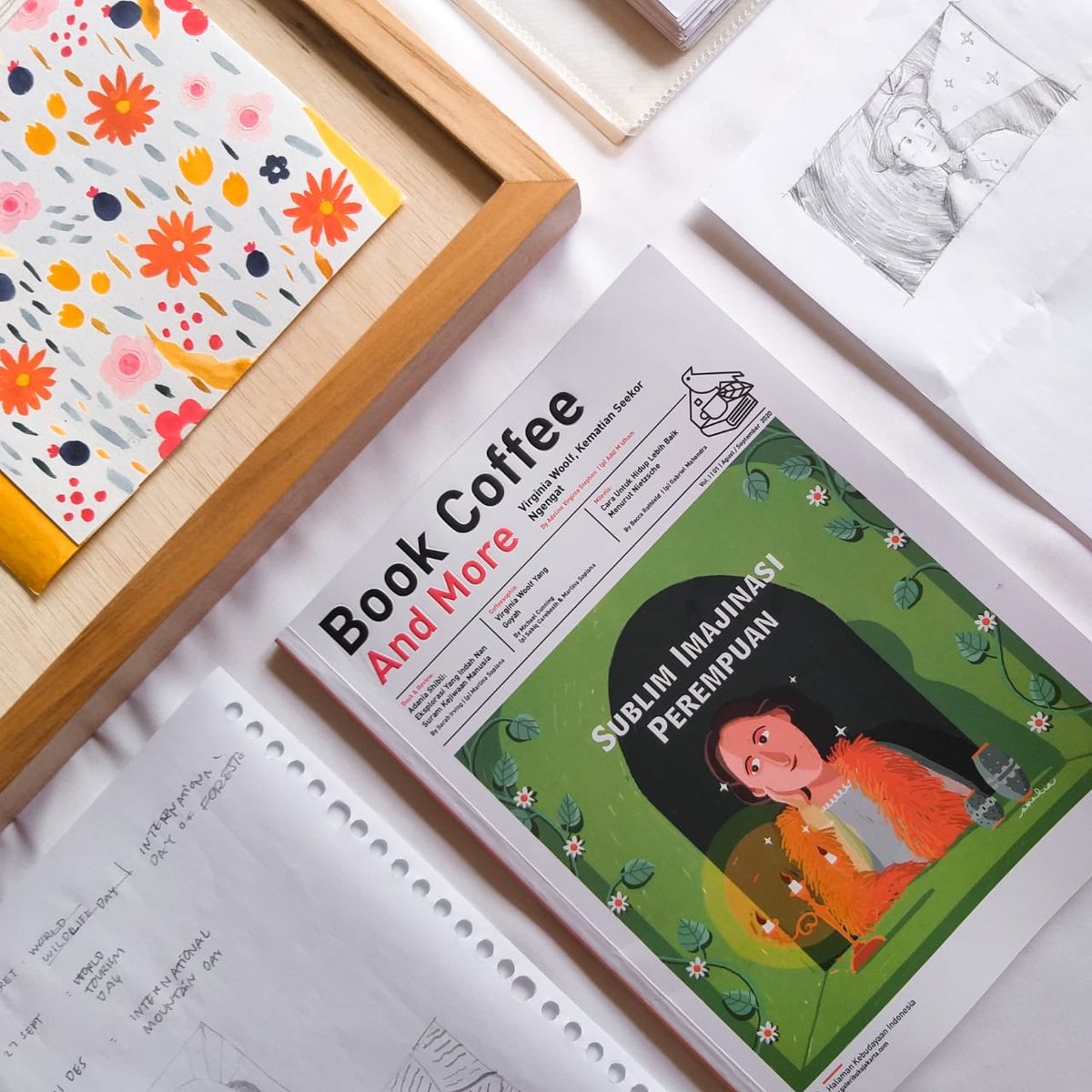 galeribuku_jkt's tweet photo. Temen-temen yg di jakarta bisa dapet juga majalah Book Coffee and More di @post_santa / @kedaiboekoe atau di @BakoelKoffieJKT Bintaro. Yang di jogja bisa di @bukuakik @dongengkopi @Jualbukusastra yang mana nyaman deket dan bahagia ajahhh 🤘🙏🥰🥰 https://t.co/IaRxMAVCzW
