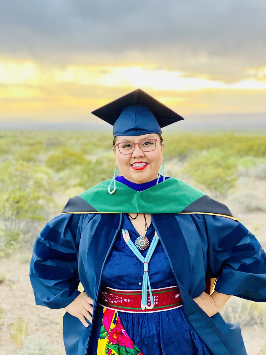 Ernestine_Chaco's tweet image. Why MD/JD? I’m Dine/Navajo. My community’s health is entangled in tribal, state, and federal law. Both federal law &amp;amp; policy have detrimental effects on our Indigenous communities. If you would like to learn more, I will give a talk about this intersection: bit.ly/32OCD31