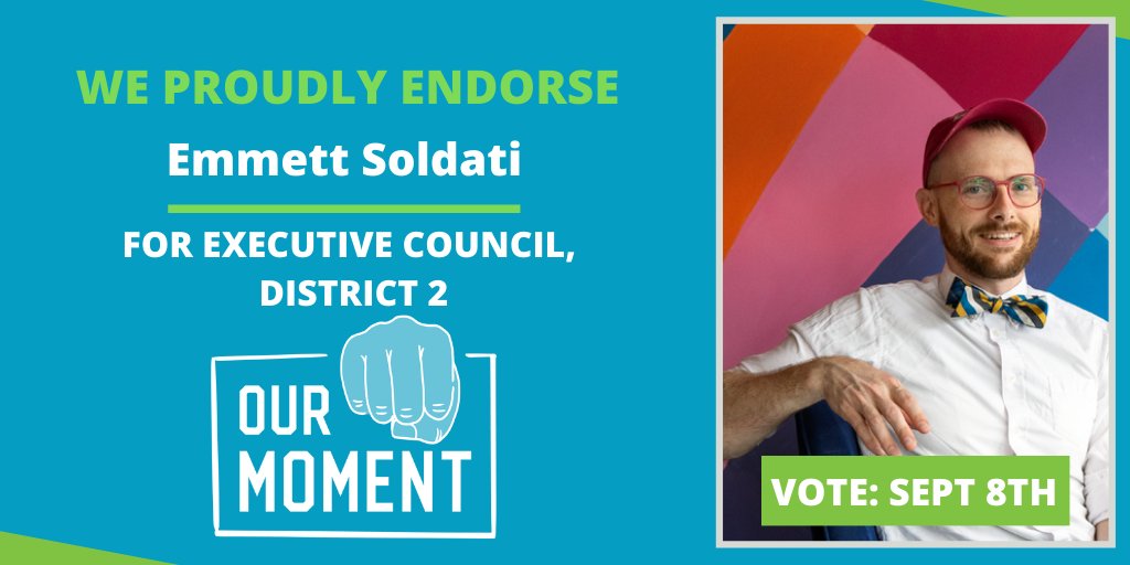 OurMomentPAC's tweet photo. Emmett Soldati is a leader that will step up and speak up for all of NH, ensuring no small towns get left behind. We are proud to give our next endorsement to @EmmettSoldati in his run for Executive Council, District 2. #NHPolitics https://t.co/M1vL6KWfko