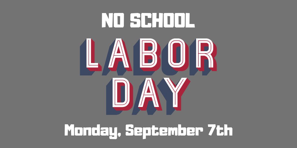 A quick reminder that there is no school on Monday, September 7th in observance of Labor Day. We look forward to continuing to learn together on Tuesday, September 8th. You can always find important dates for the 2020-2021 school year here: ow.ly/M9vY50BgbCv #isdstrong