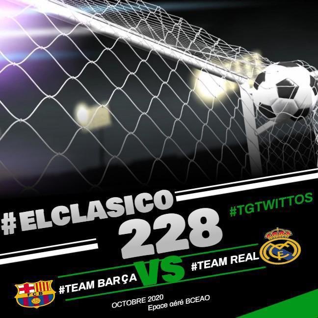 228togoviwo's tweet photo. Bonjour bonjour. Et si on parlais du #ElClasico228. Qui sont chaud, les pronostics. Moi perso je serai là, #Team_Real . J’ai déjà mon maillot même https://t.co/v8ksbFhZ9s