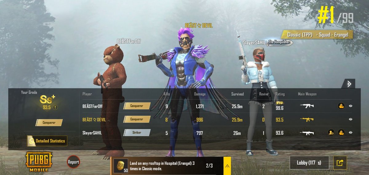 ArvindPurushot6's tweet photo. #pubgmobile #devilgaming #pubg_banned last match awesome match best team work.
Bye #pubgbannedinindia https://t.co/qaeLNDfQVG